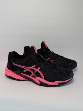 ASICS Court FF 3 Tennis Shoes Black Hot Pink
1041A370 Men's Size 12